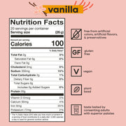 bāsd® energizing protein creamy vanilla shake 512g