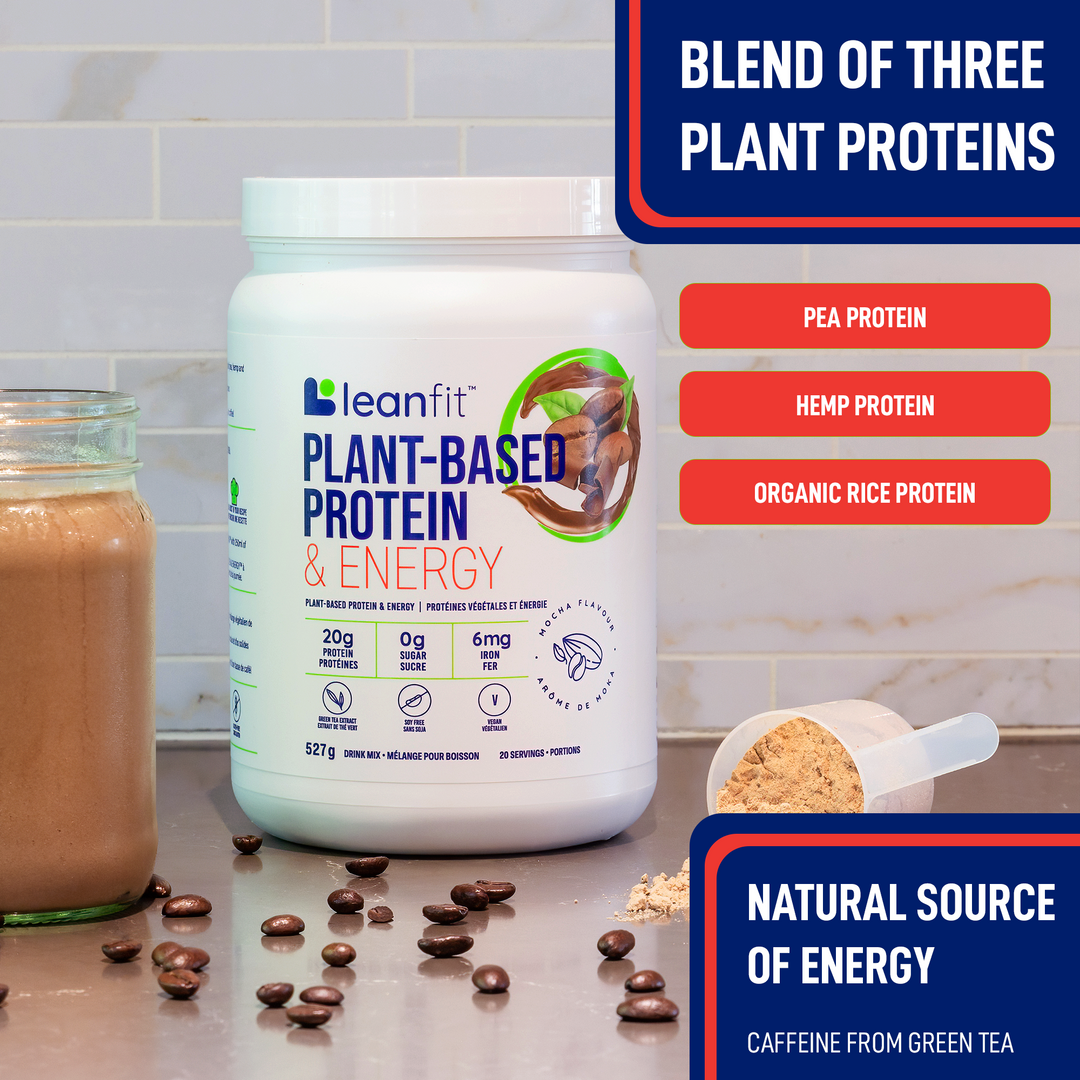 LEANFIT PLANT-BASED PROTEIN & ENERGY™ Mocha 527g