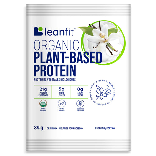 LEANFIT Organic Plant-Based Protein Vanilla Front