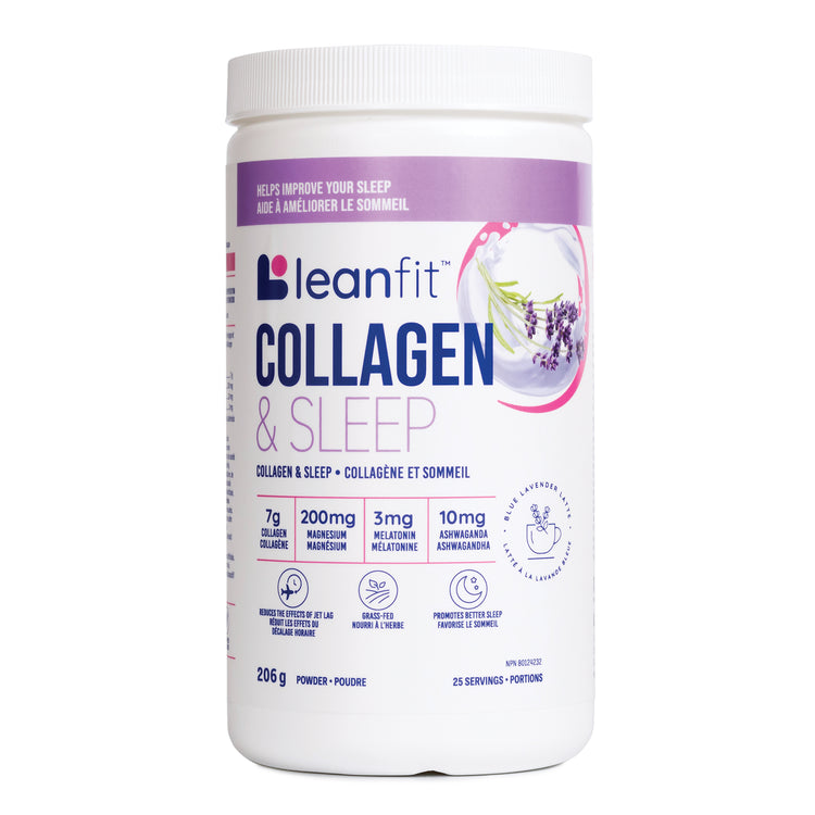 LEANFIT Collagen & Sleep Powder — Front Label