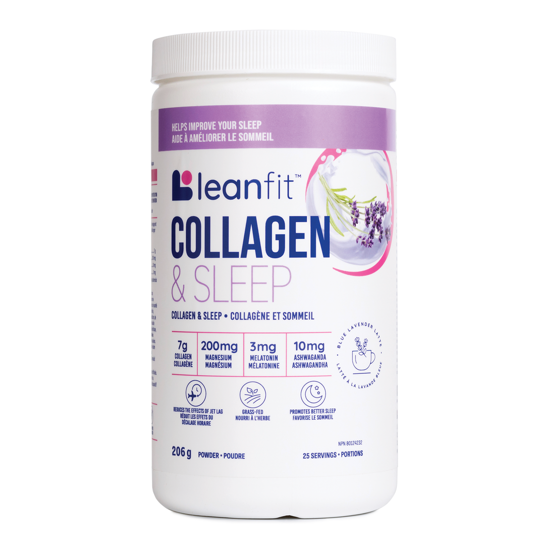 LEANFIT Collagen & Sleep Powder — Front Label