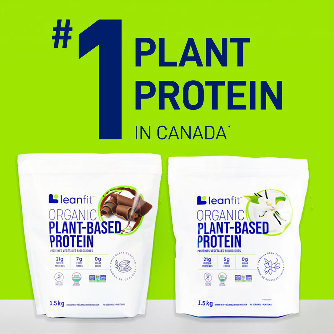 LEANFIT Organic Plant Protein – #1 Selling Plant-Based Protein Powder in Canada