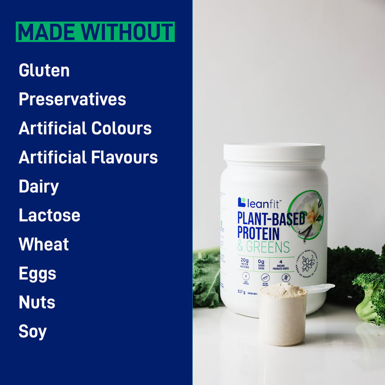 Made without gluten, preservatives, artificial colours or flavours, dairy, lactose, wheat, eggs, nuts, or soy