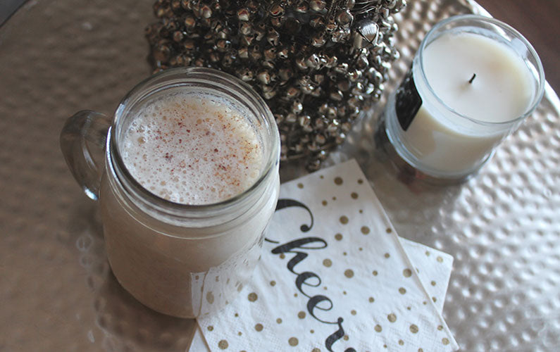 Eggnog Protein Shake