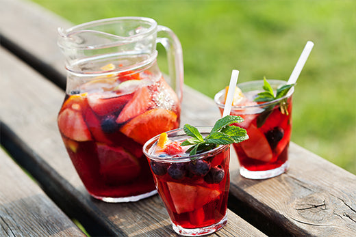 Beautifully Peachy Sangria Pitcher