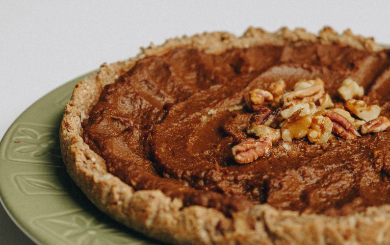 Vegan & Paleo Pumpkin Protein Pie