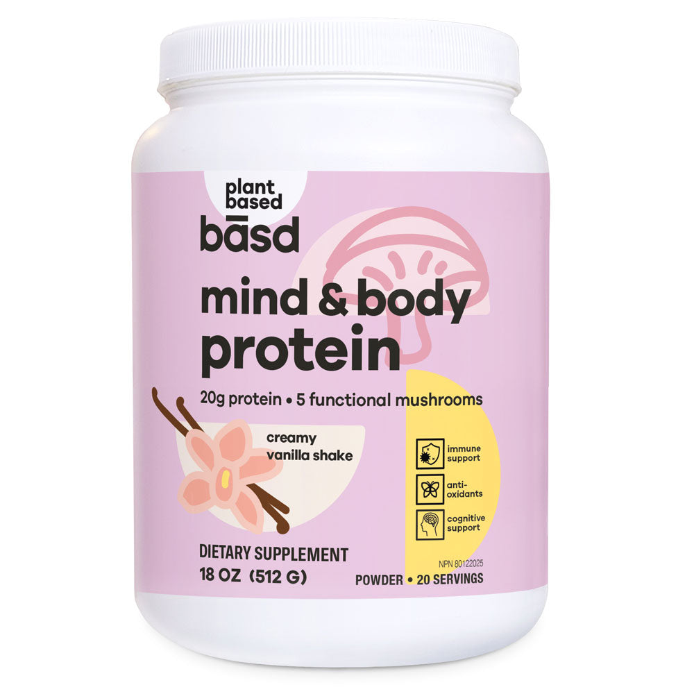 bāsd® mind & body protein creamy vanilla shake 512g