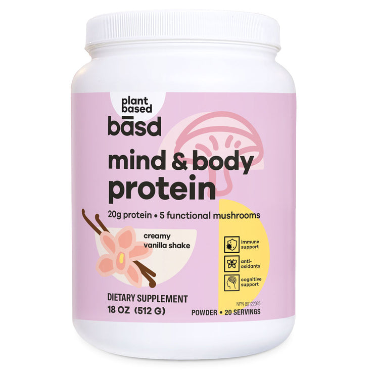 BĀSD® mind & body protein creamy vanilla shake 512g