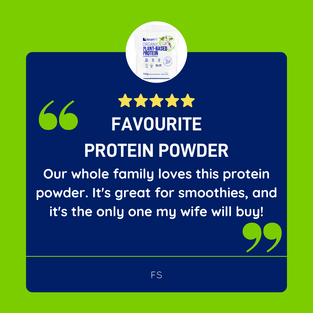 LEANFIT ORGANIC PLANT-BASED PROTEIN™ Vanilla 1.5kg