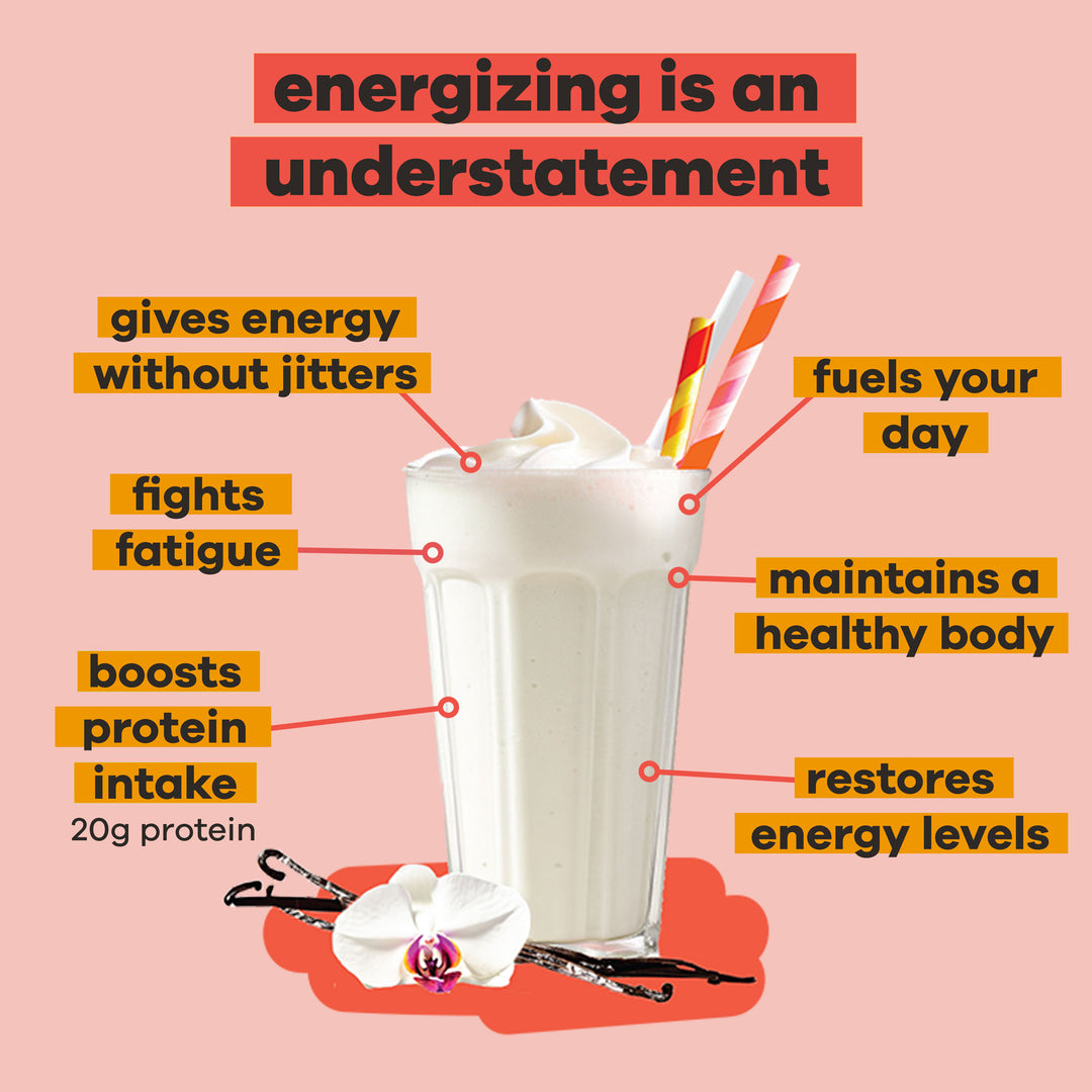 basd energizing protein creamy vanilla shake