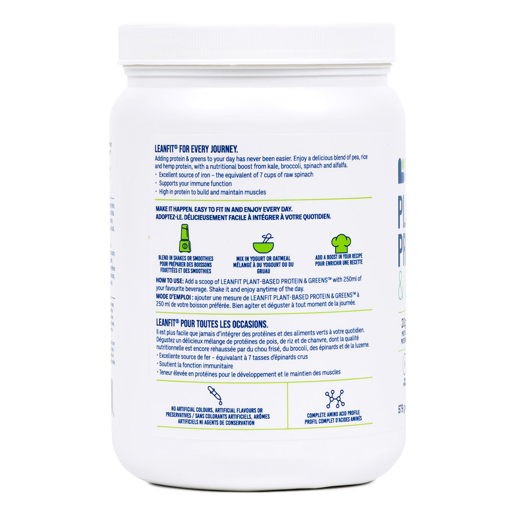 LEANFIT PLANT-BASED PROTEIN & GREENS™ Chocolate 579g