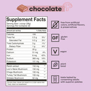 BĀSD® mind & body protein delicious chocolate shake 512g