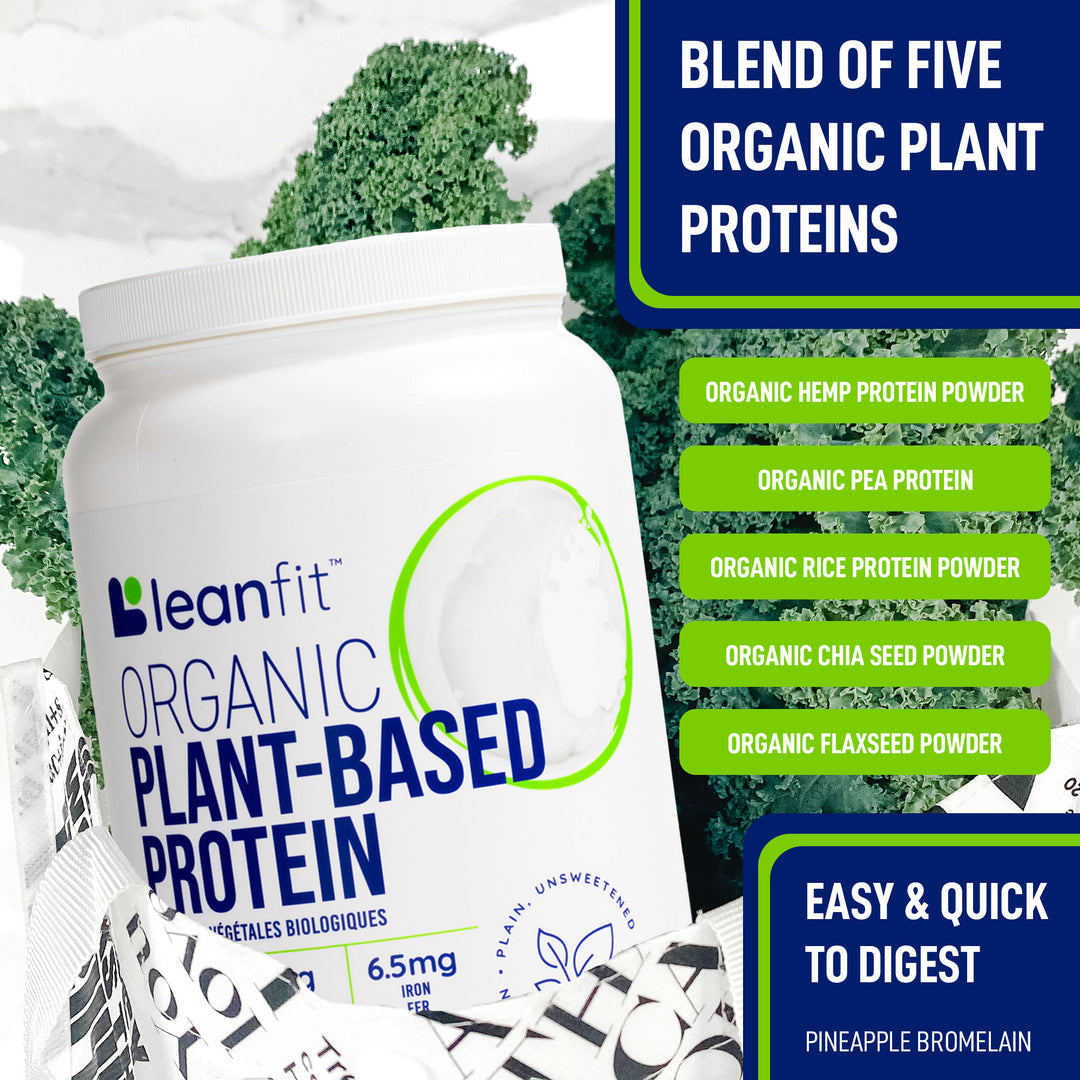 LEANFIT ORGANIC PLANT-BASED PROTEIN™ Plain, Unsweetened 715g