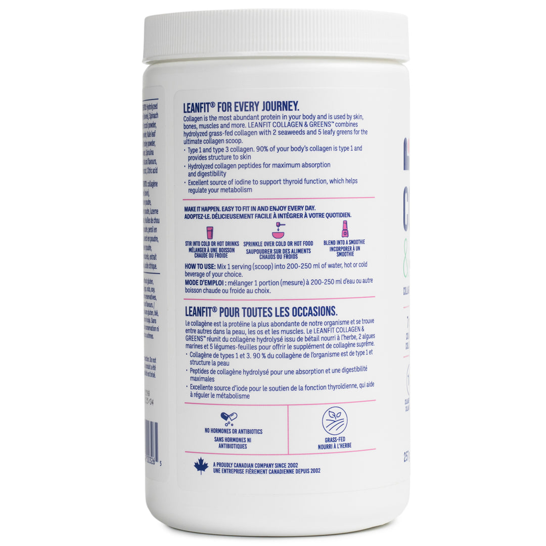 LEANFIT COLLAGEN & GREENS™ Tropical Mango 257g