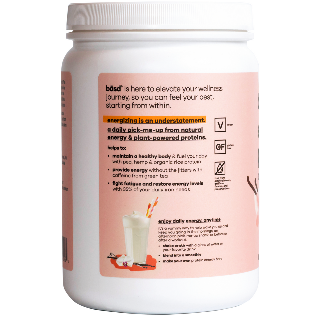 basd energizing protein creamy vanilla shake