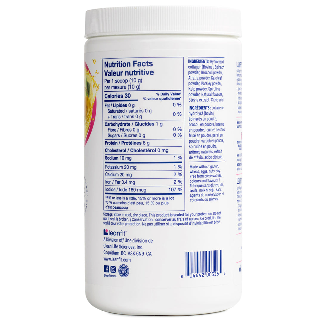LEANFIT COLLAGEN & GREENS™ Tropical Mango 257g