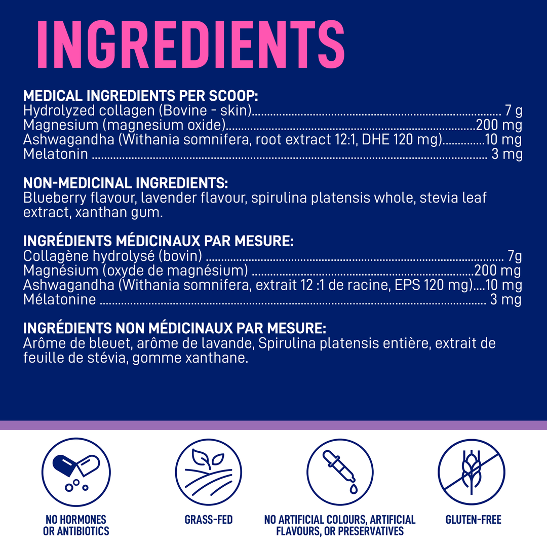 COLLAGEN & SLEEP Blue Lavender Latte 206g