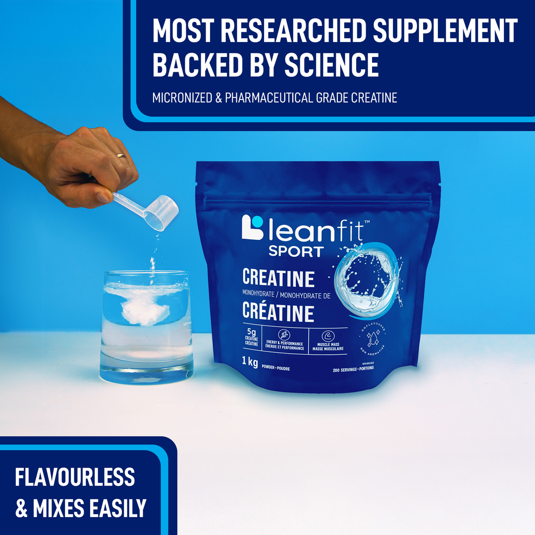 LEANFIT SPORT CREATINE MONOHYDRATE™ Unflavoured 1kg