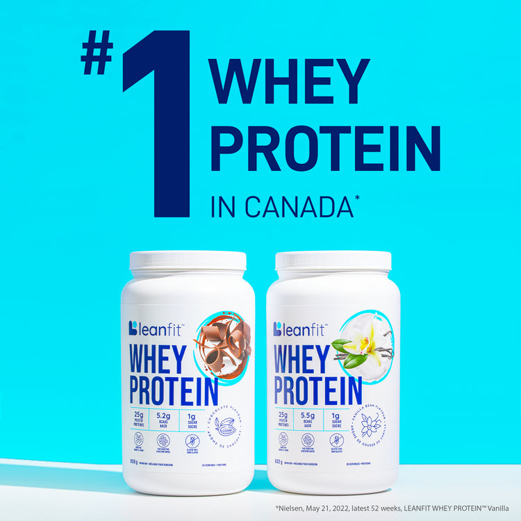 LEANFIT Whey Protein Chocolate #1 Protein in Canada