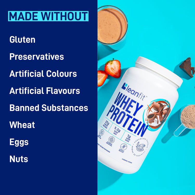 LEANFIT Whey Protein Chocolate Made Without