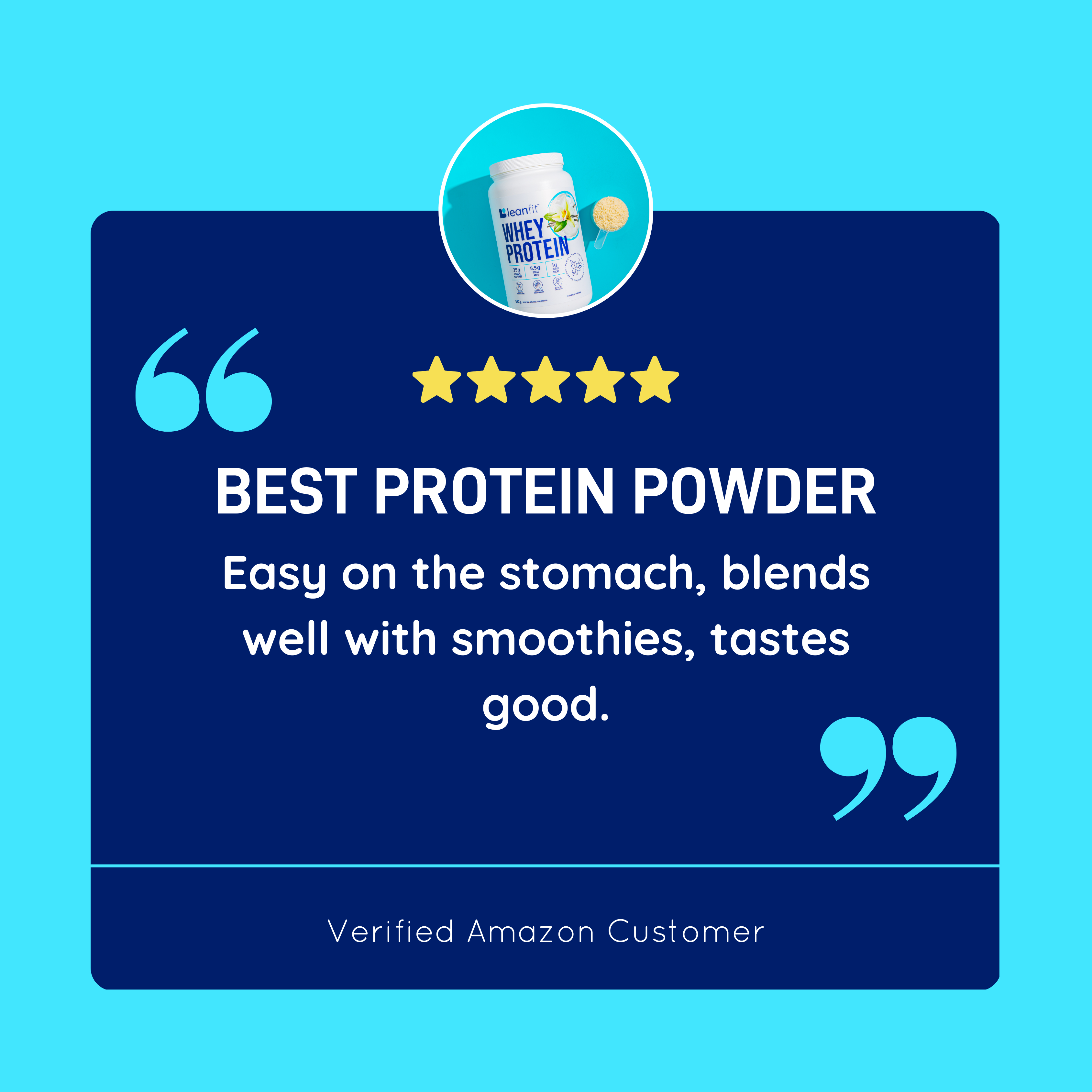 LEANFIT Whey Protein Vanilla Review