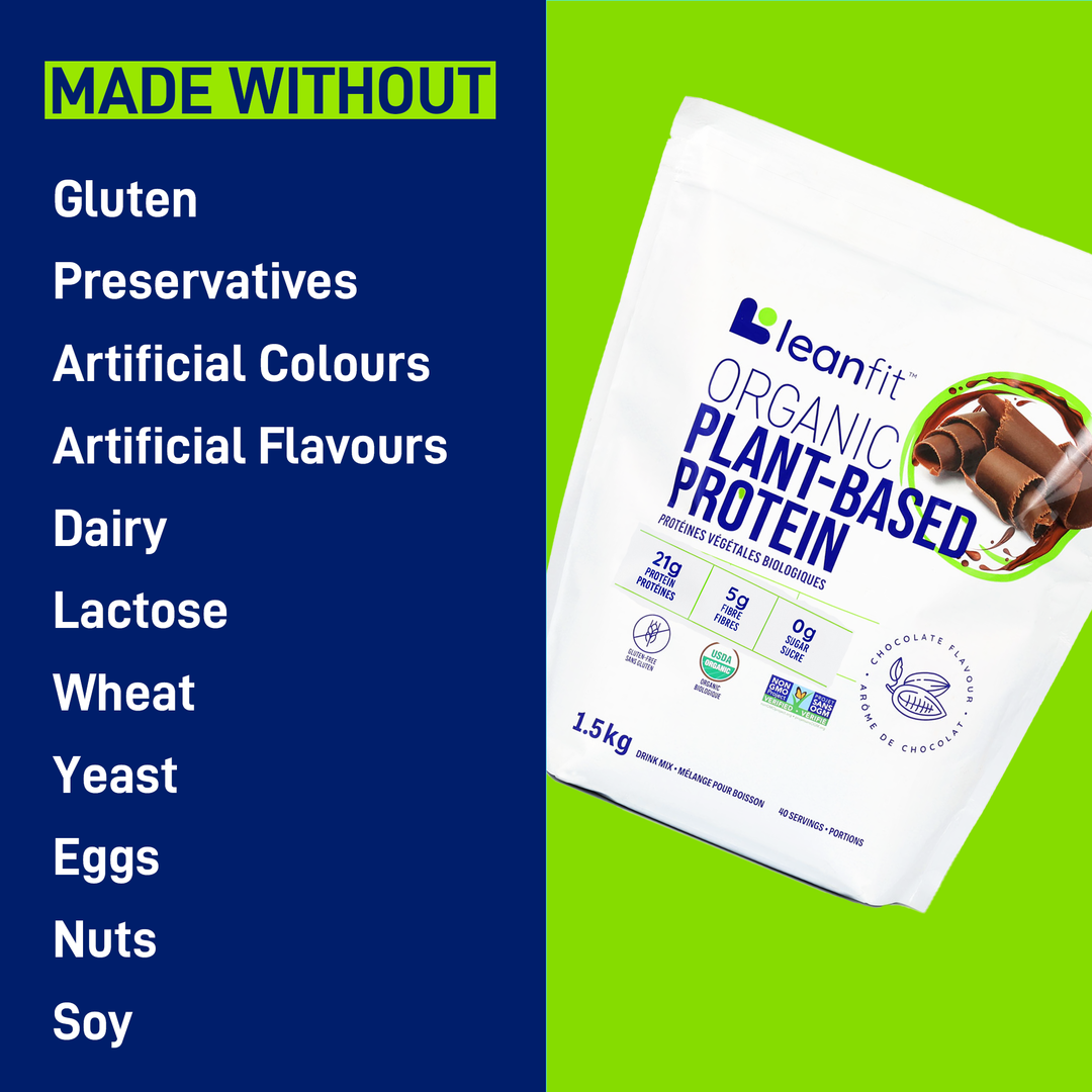 LEANFIT ORGANIC PLANT-BASED PROTEIN™ Chocolate 1.5kg