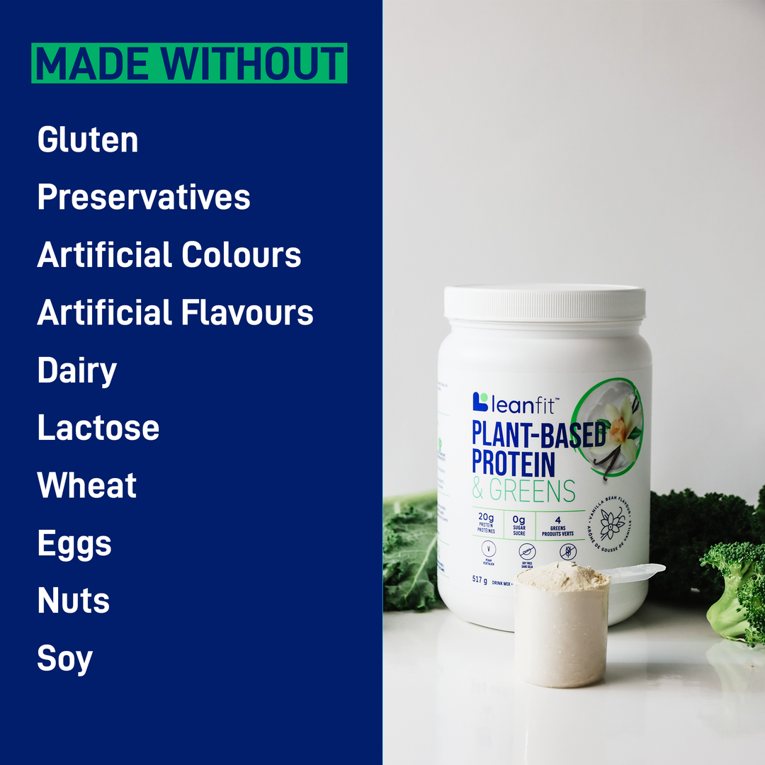 LEANFIT PLANT-BASED PROTEIN & GREENS™ Vanilla 517g