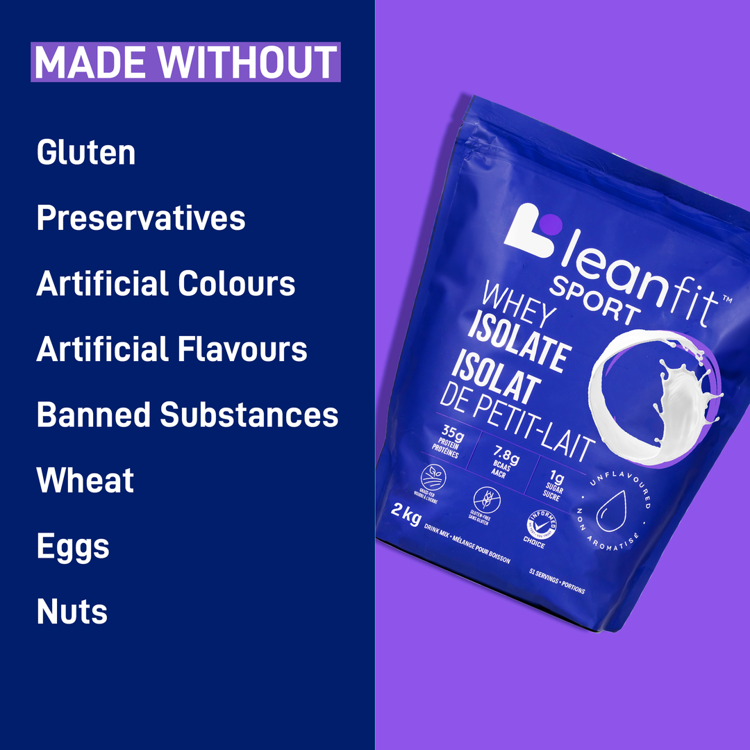 LEANFIT SPORT WHEY ISOLATE™ Unflavoured 2kg