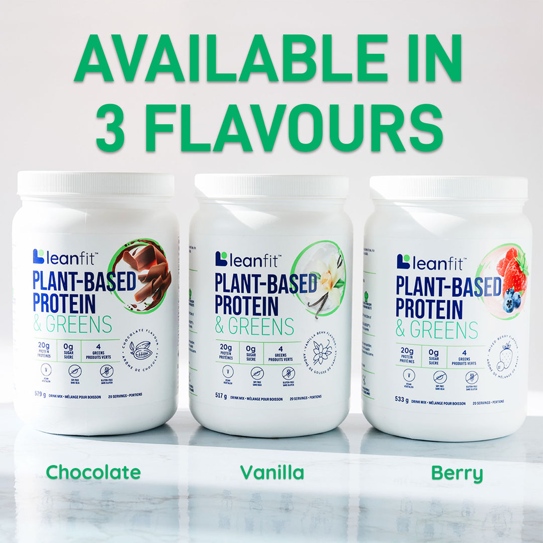 LEANFIT PLANT-BASED PROTEIN & GREENS™ Vanilla 517g