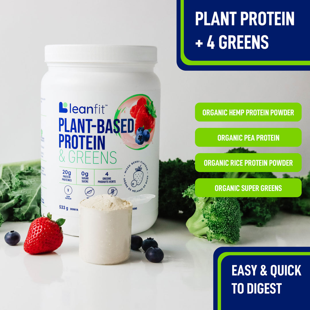 LEANFIT PLANT-BASED PROTEIN & GREENS™ Berry 533g