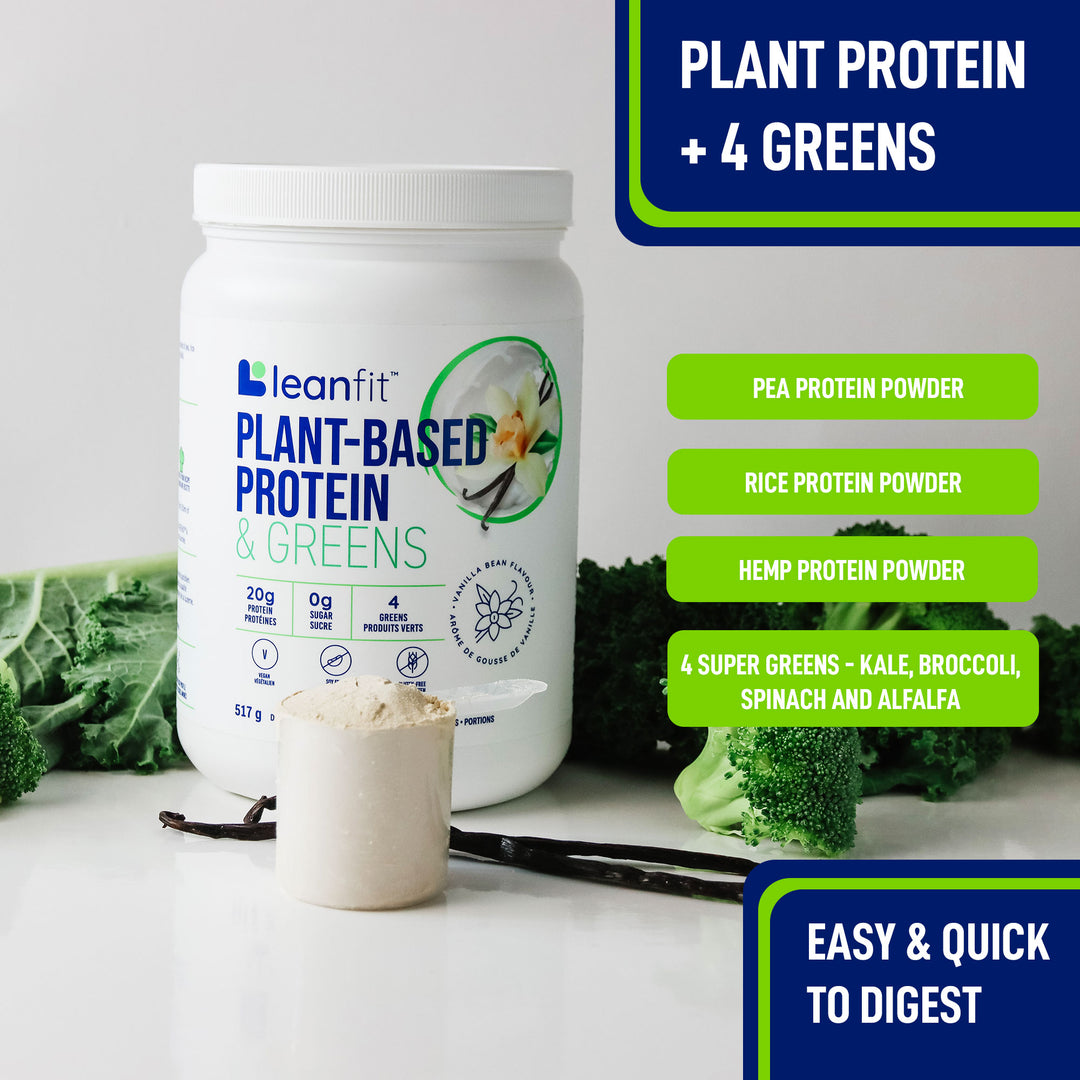 LEANFIT PLANT-BASED PROTEIN & GREENS™ Vanilla 517g