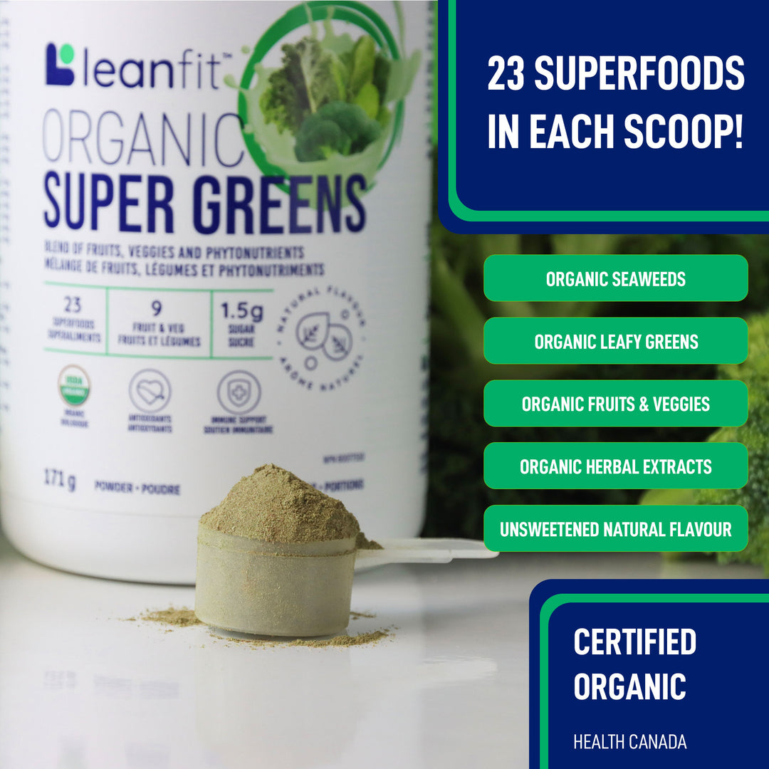 LEANFIT ORGANIC SUPER GREENS™ Unsweetened 171g