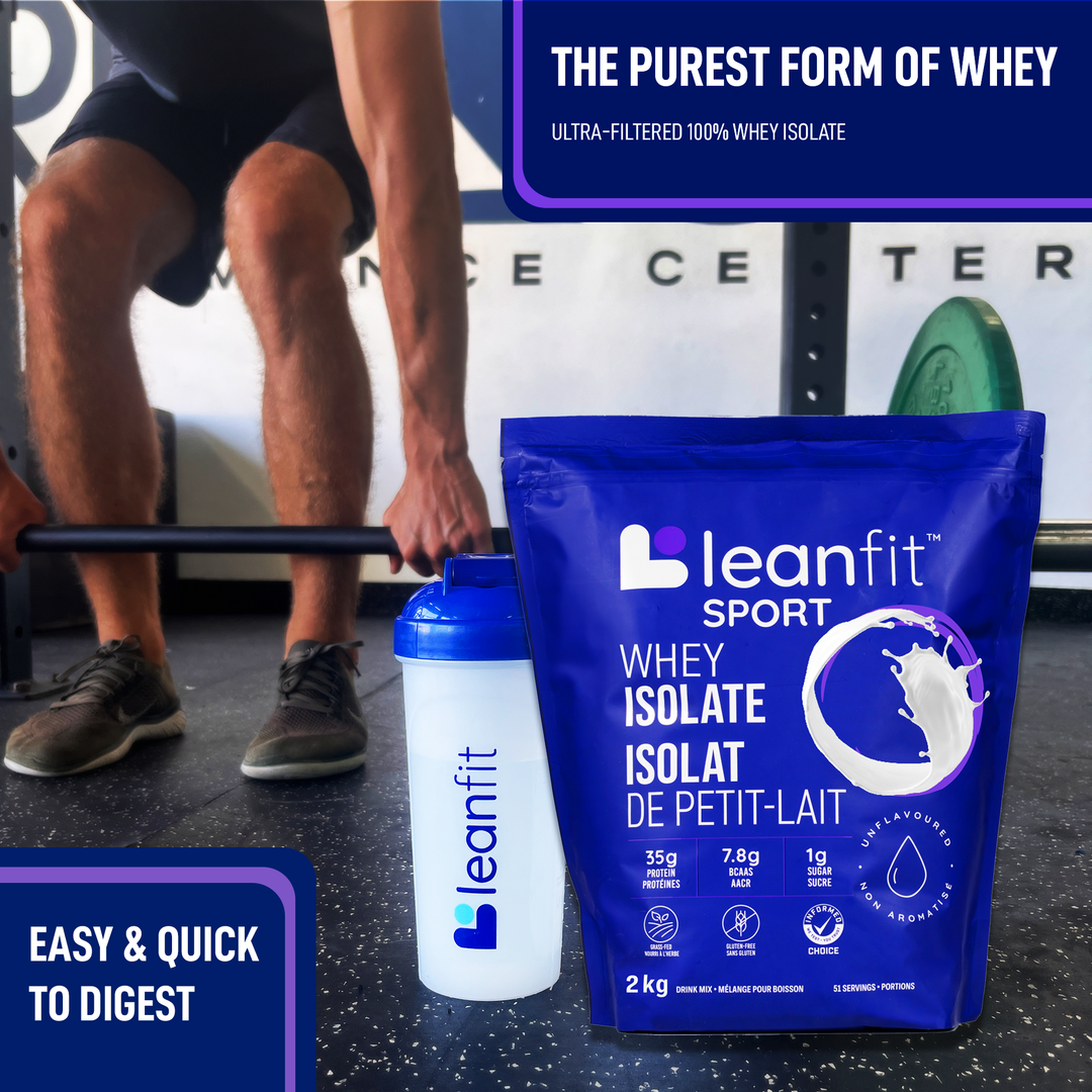 LEANFIT SPORT WHEY ISOLATE™ Unflavoured 2kg