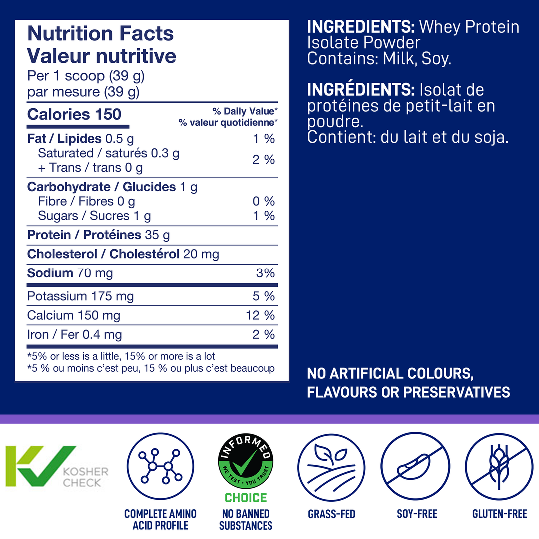 LEANFIT SPORT WHEY ISOLATE™ Unflavoured 2kg