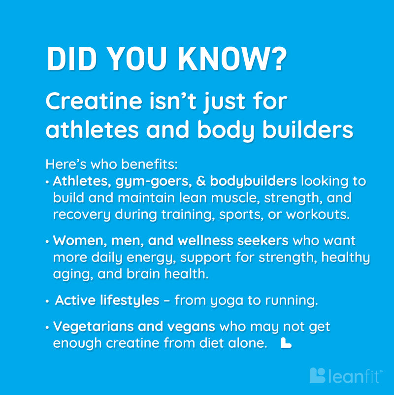 LEANFIT SPORT CREATINE MONOHYDRATE™ Unflavoured 1kg