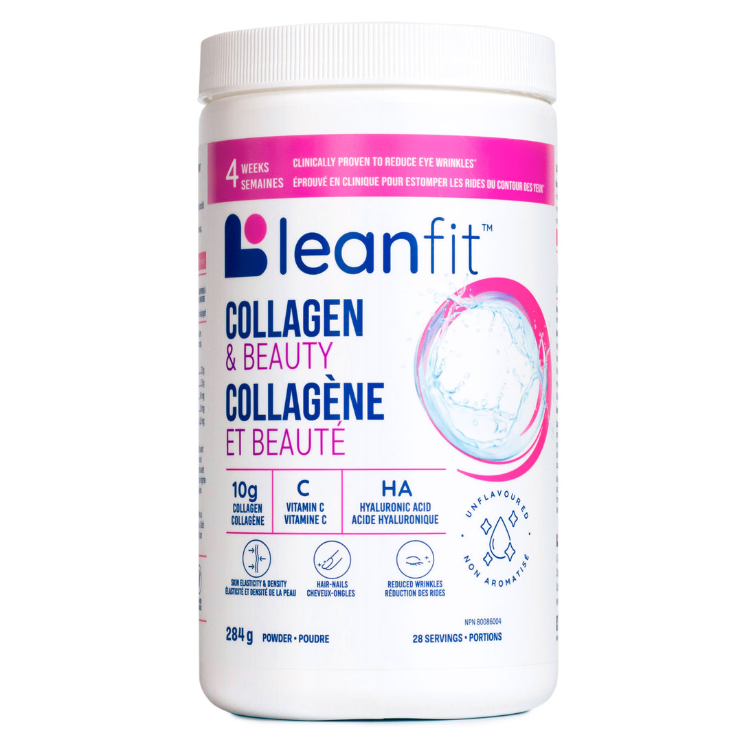 LEANFIT Collagen & Beauty Powder — Front Label.