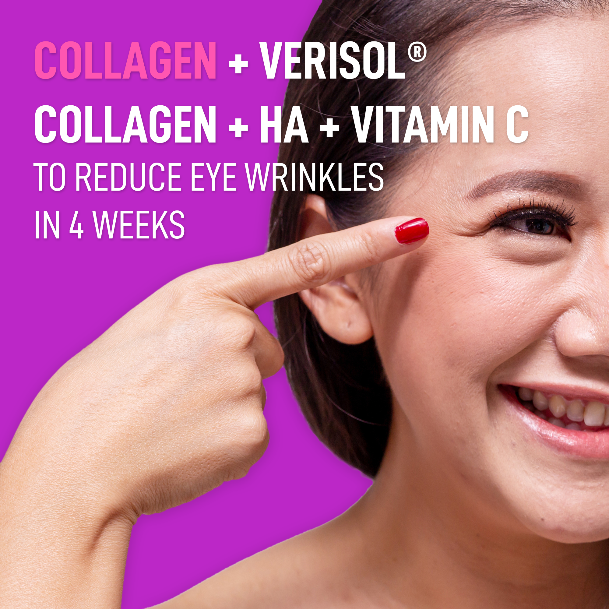 Lifestyle image highlighting skin wellness benefits of LEANFIT Collagen & Beauty.
