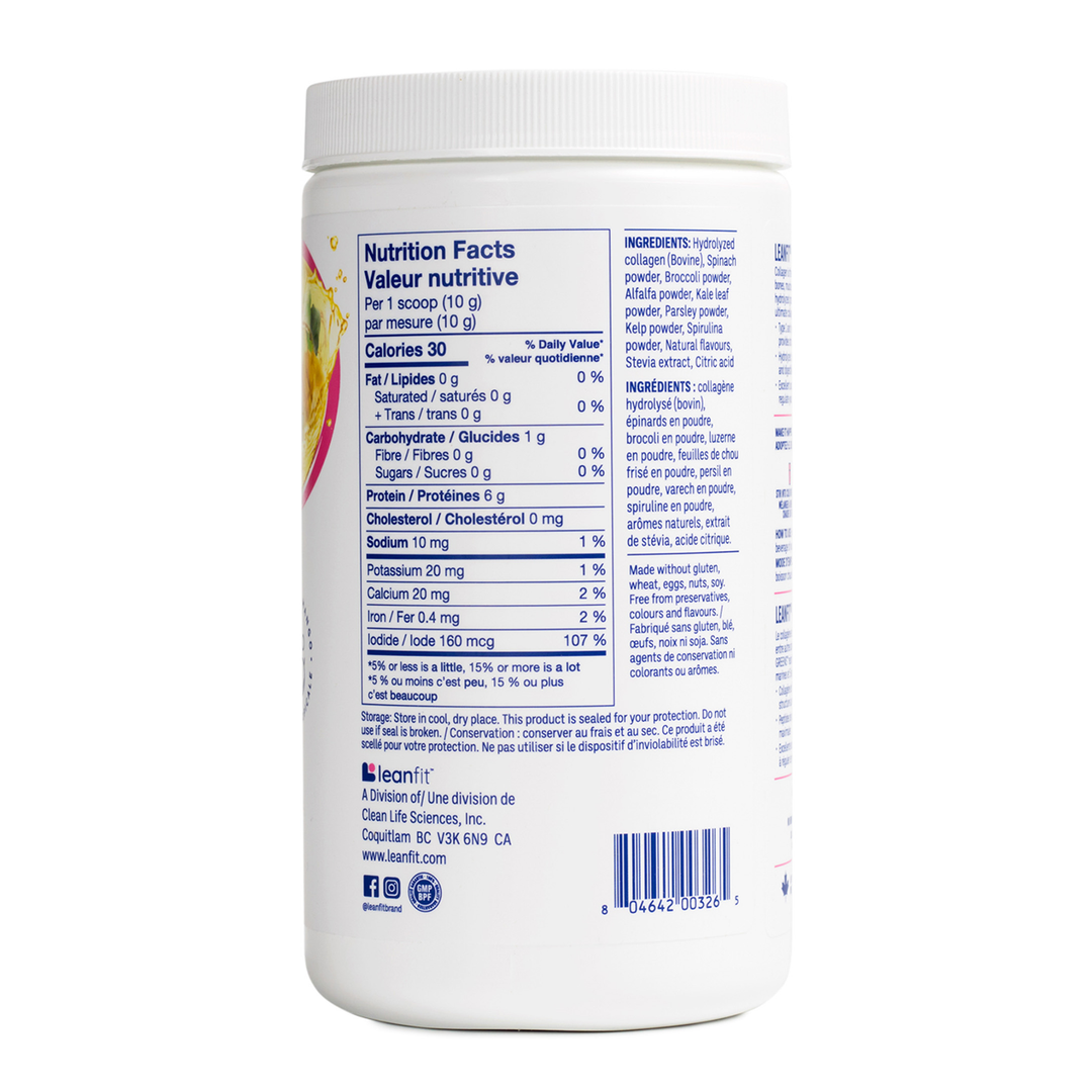 LEANFIT COLLAGEN & GREENS™ Tropical Mango 257g