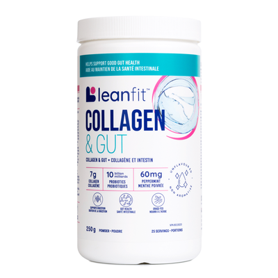 LEANFIT Collagen & Gut Powder — Front Label