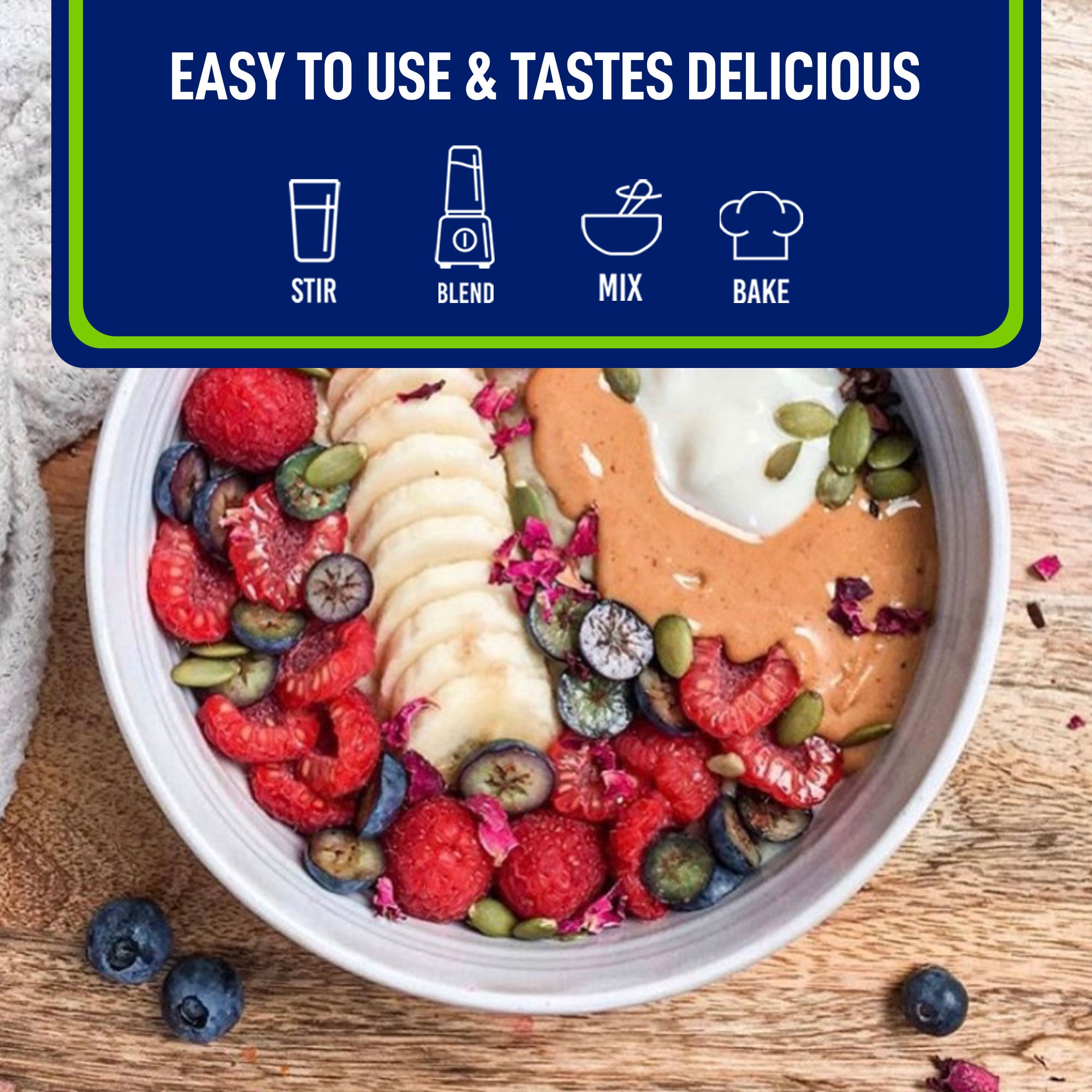 LEANFIT Organic Plant-Based Protein Chocolate Easy to Use & Tastes Delicious