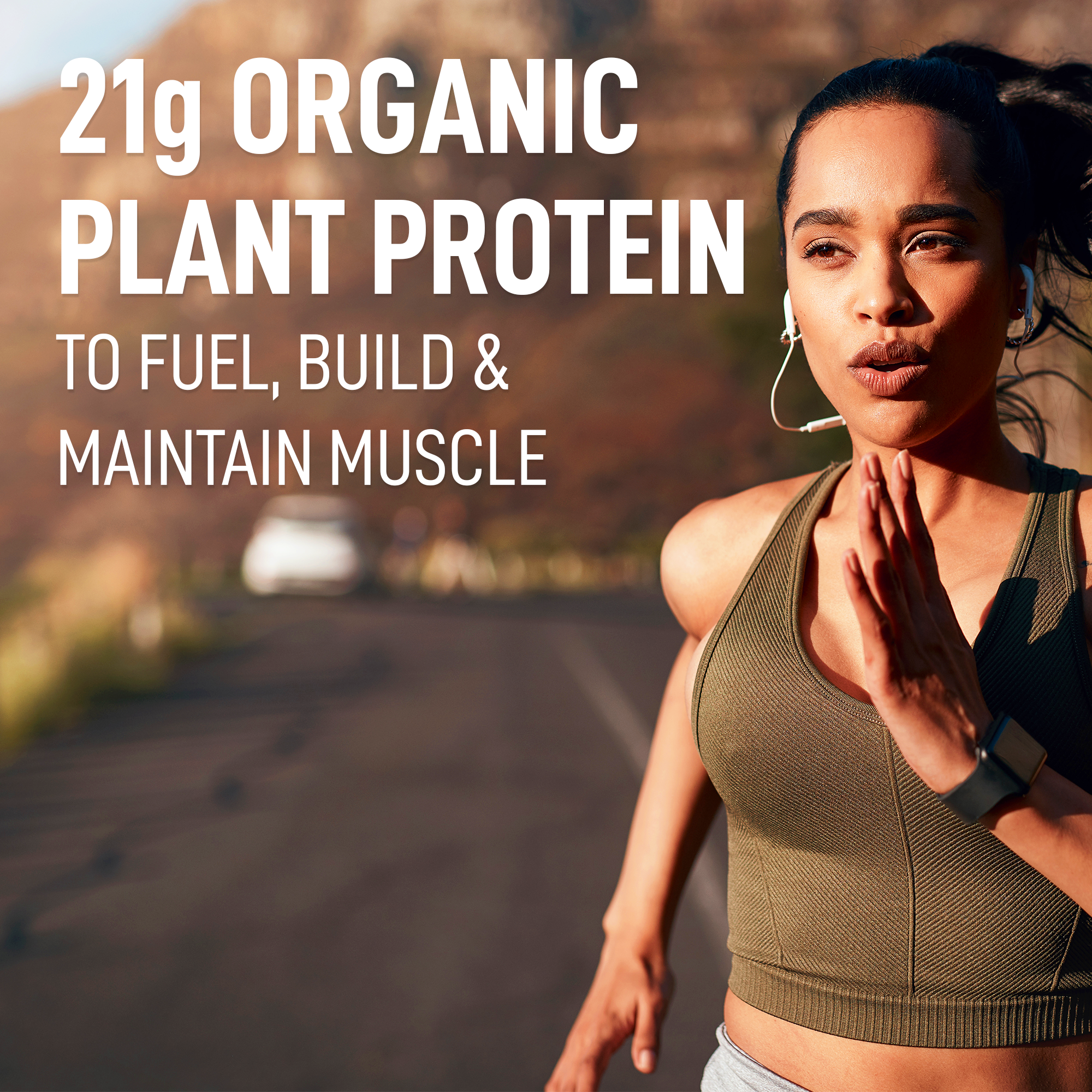 Outdoor Workout Using LEANFIT Organic Chocolate Plant Protein – Clean Fuel for Active Lifestyles