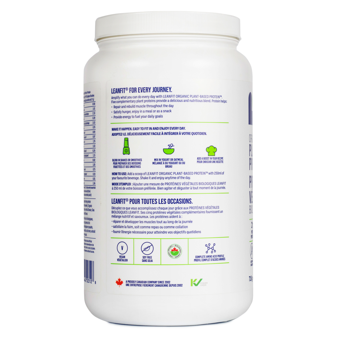 LEANFIT ORGANIC PLANT-BASED PROTEIN™ Chocolate 715g