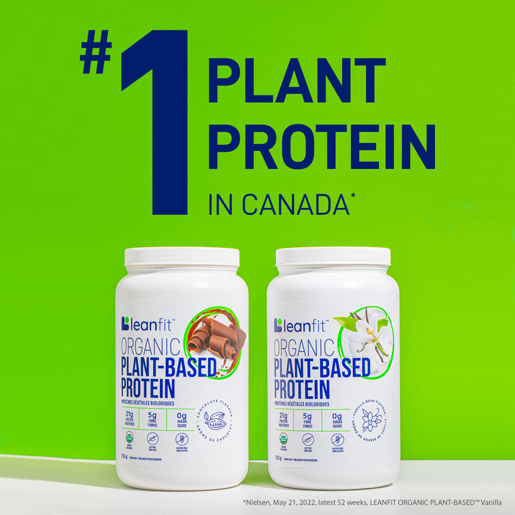 LEANFIT Organic Plant Protein – #1 Selling Plant-Based Protein Powder in Canada