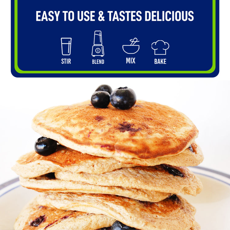 LEANFIT Organic Plant Protein — Plain Unsweetened — easy to use in shakes, pancakes, and baking

