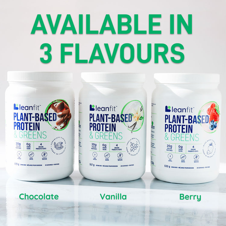 Available in 3 flavours — Chocolate, Vanilla, and Berry
