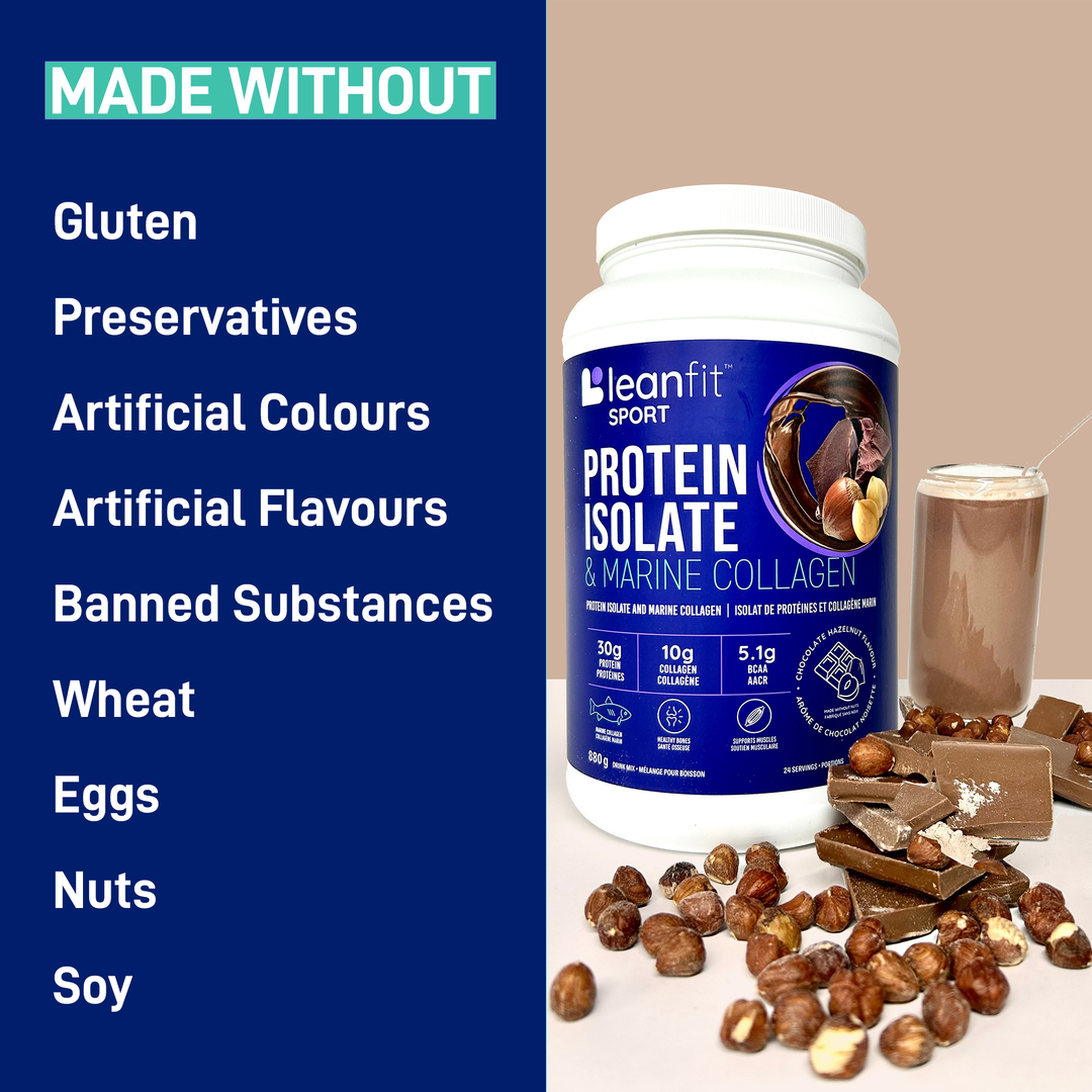 Made without gluten, preservatives, artificial colours or flavours, eggs, nuts, or soy; banned-substance tested
