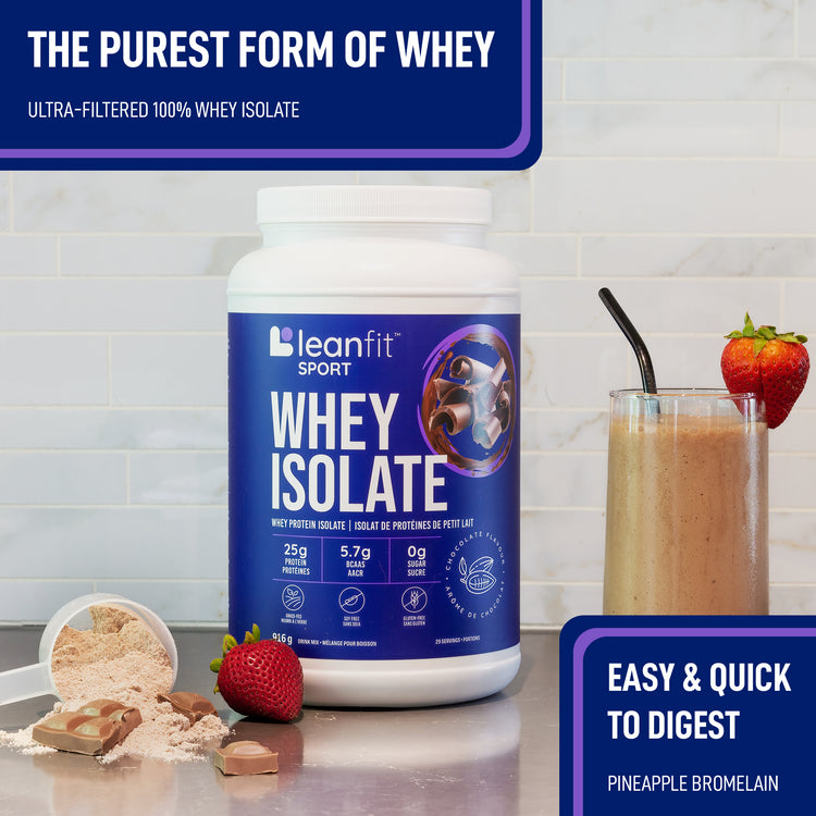 The purest form of whey — easy & quick to digest; product hero with shake
