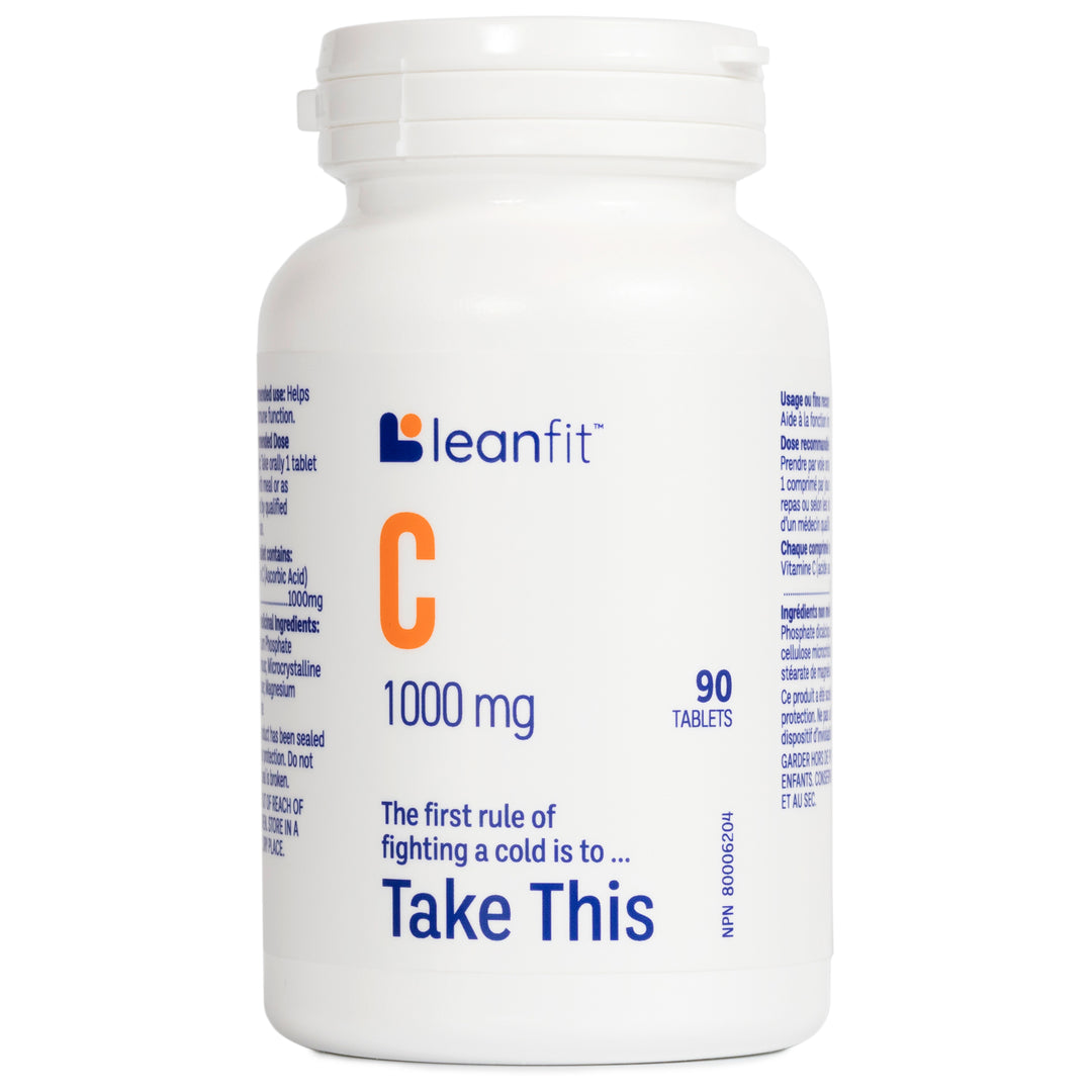 LEANFIT Vitamin C 1000 mg — Front Label (90 tablets)
