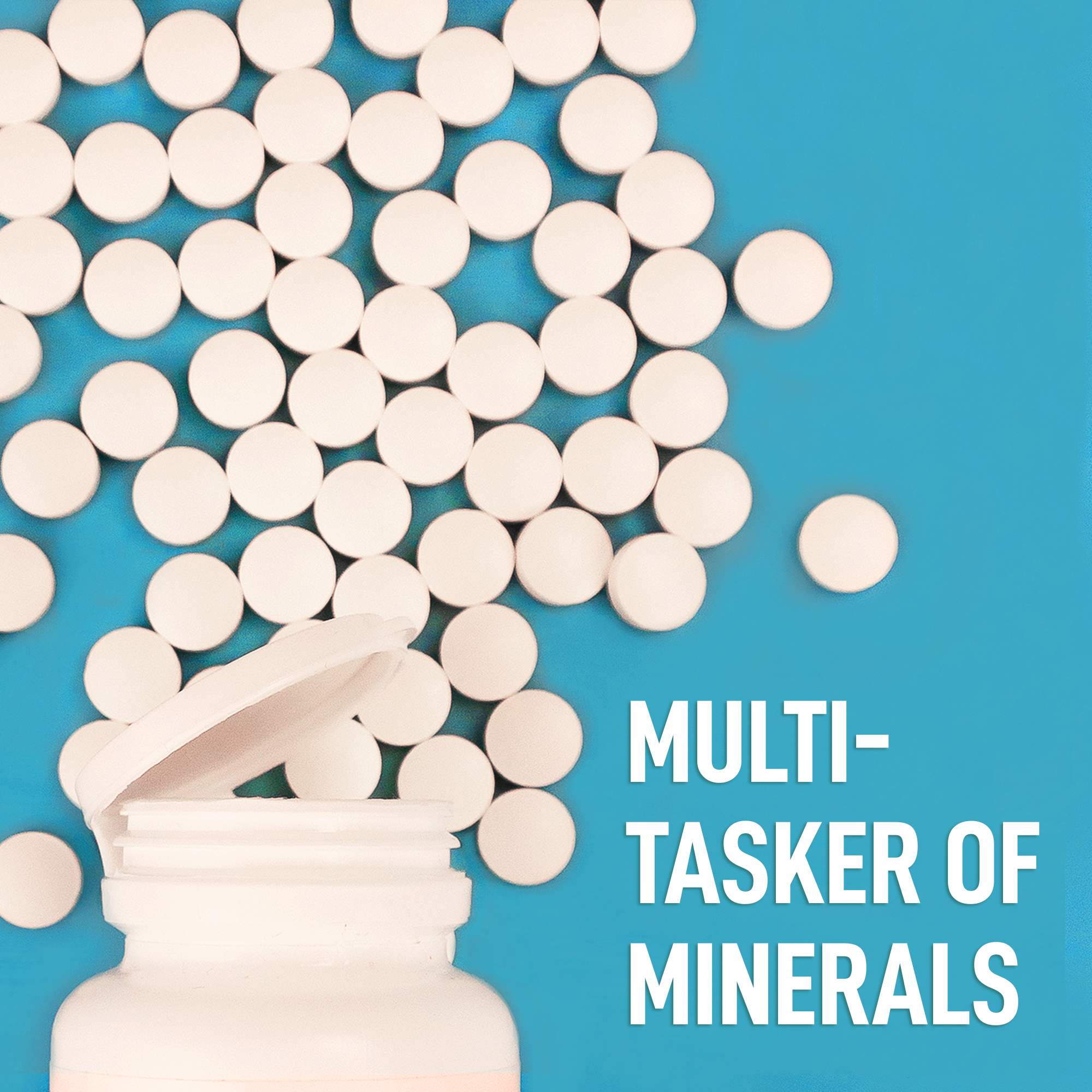 Zinc — the multitasker of minerals; supports immunity, skin health, and energy
