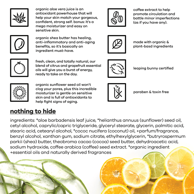 bāsd® refreshing citrus grapefruit body lotion